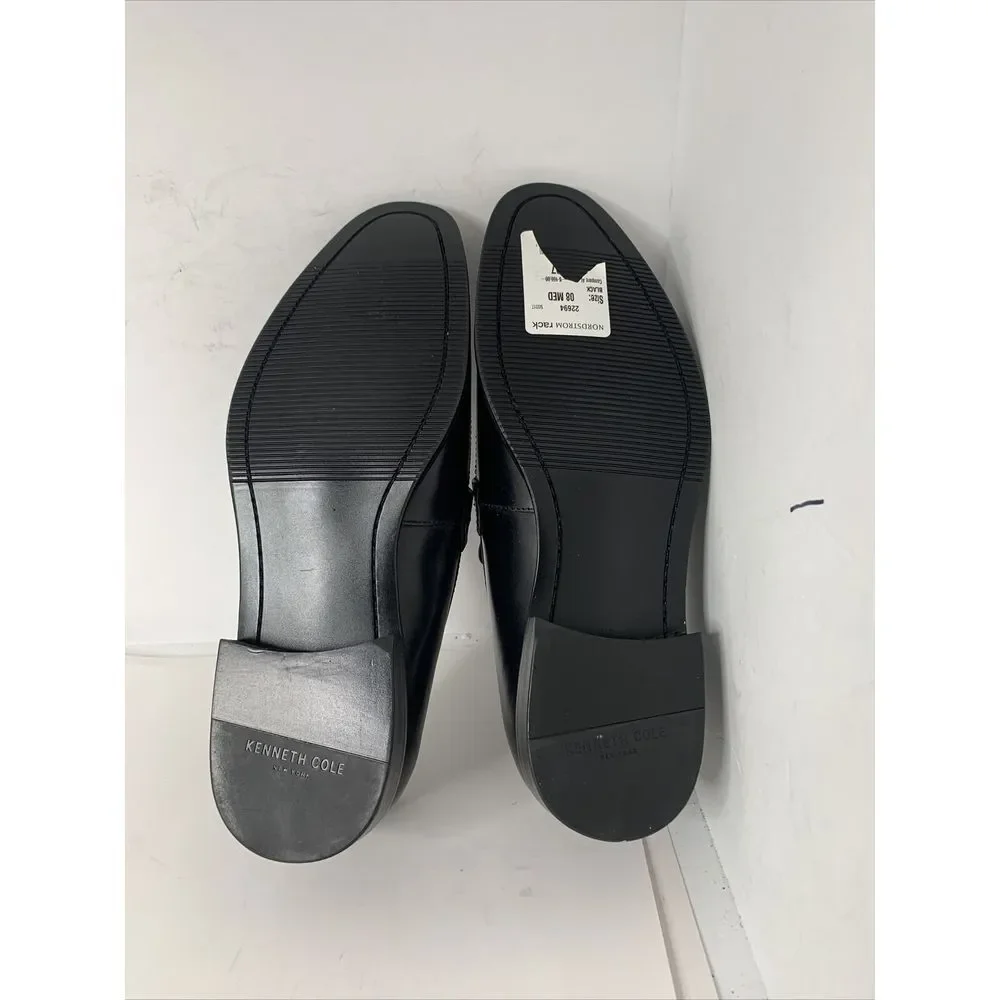 Kenneth Cole New York Dress Shoe Black Sz 8 22694 Slip On‎ Loafer